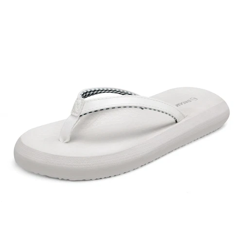 Damen-Flip-Flops Fußgewölbestütze weiche Polster leichte Strand-Riemensandalen - Bild 23 von 30