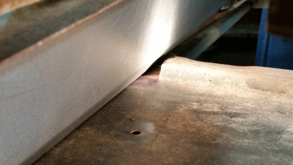 1967-68 Chevy/GMC C10 Radiator Filler Panels 3-Piece Steel Smooth with Bead Roll - Image 4 of 4