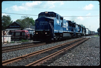 Original Schienenschlitten - CR Conrail 6160+ S Plainfield NJ 23.08.1993