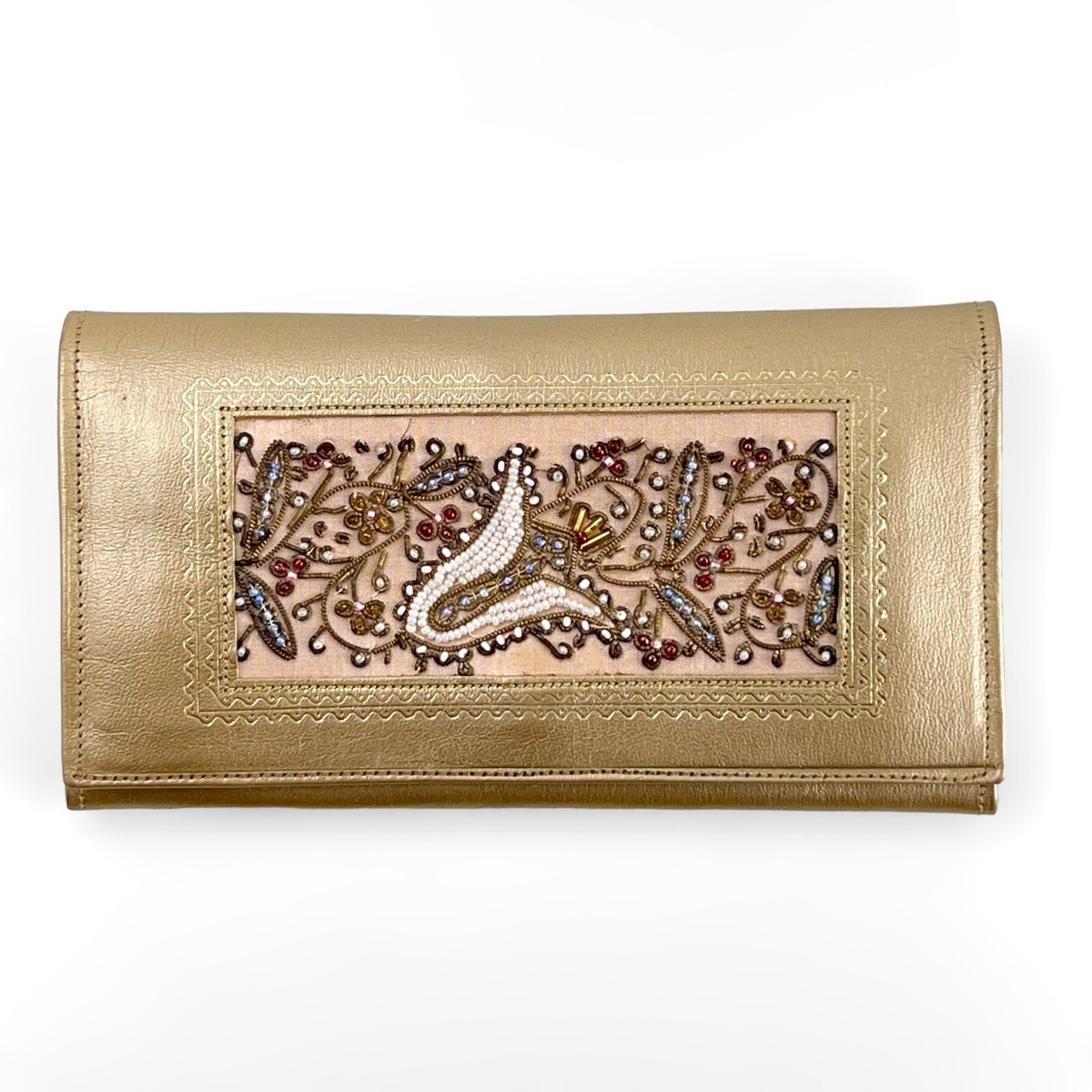 [JILLSTUART]★PEARL EMBELLISHED COWHIDE CARD WALLET JILLSTUART]☆PEARL EMBELLISHED COWHIDE CARD WALLET 財布・小物