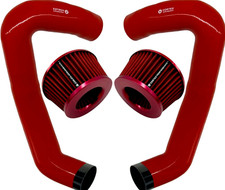 air intake for BMW M5 M6 F10 S63 front mount - RED + 2 Air Filters