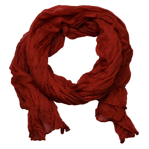 Rundschal Schlauschal Damenschal leichter Loop Langschal Schal 170 cm rot
