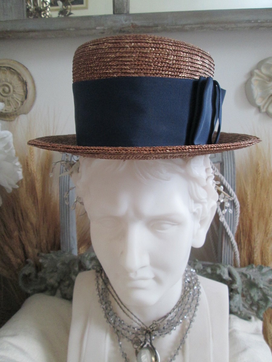 Vintage Frank Olive Saks Fifth Avenue Classic Straw Sun Hat One Size Vintage Frank Olive Saks Fifth Avenue Classic Straw Sun Hat  main image 2
