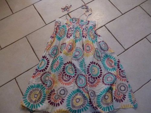 Robe Créateur Pascal Morabito Taille M (38/40) - Blanc Motif Floral - Coton - Neuve Sans étiquette - Longue
