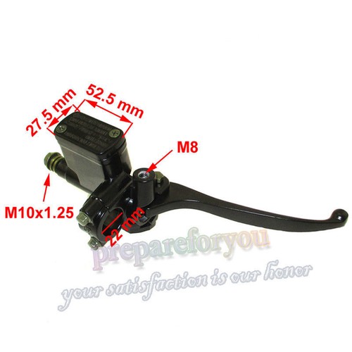 7/8" Front Right Brake Master Cylinder For GY6 50cc-250cc ATV Quad Scooter Moped - Picture 3 of 6