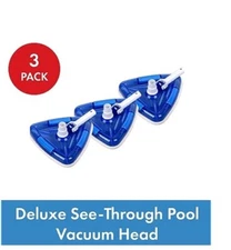 Smartclear Deluxe See Thru Vacuum Head Pack 3 New In Box Inground Pool Cleaner