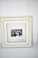 Mud Pie Wedding Collection Mr.  Mrs. Frame 715124BRI NWT
