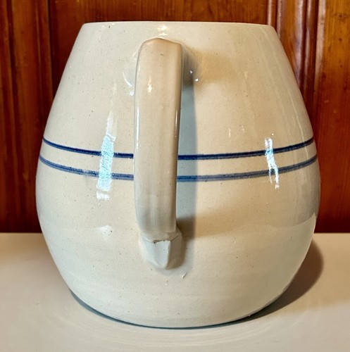 Vintage Hand Turned Marshall Pottery Pitcher Signed Sr Potter Landrence Houston - Picture 4 of 10