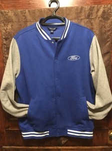 varsity jacket fleece tek motor ford sport cars