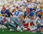 Autographed SHANE CONLAN "3X Pro Bowl" Buffalo Bills 8x10 photo  w/Show Ticket