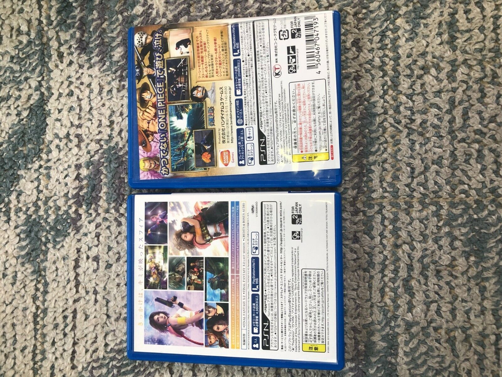 Final Fantasy X-2 HD Remaster , one piece kaizoku musou 3 PS Vita game 2 set