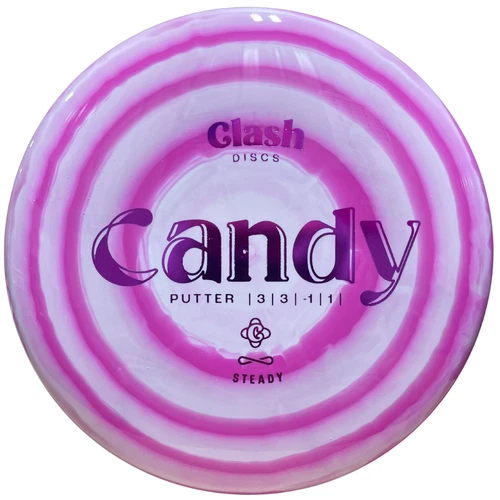Clash Discs - Candy - Steady Ring - Understable Disc Golf Putter (Colors Vary)