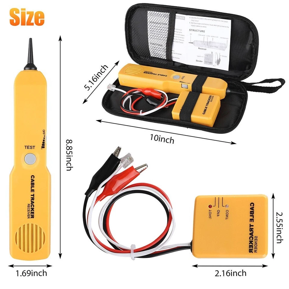 Einfach zu bedienender Leitungsfinder für effektive Drahtverfolgung und Kurzsch - Bild 4 von 4