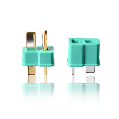 High Current T Connector T Male T Female Green w DEANS 1 Pair partCore 10016