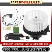 Front HVAC Blower Motor & Resistor Kit for Chevy Suburban 1500 GMC Yukon XL 2500