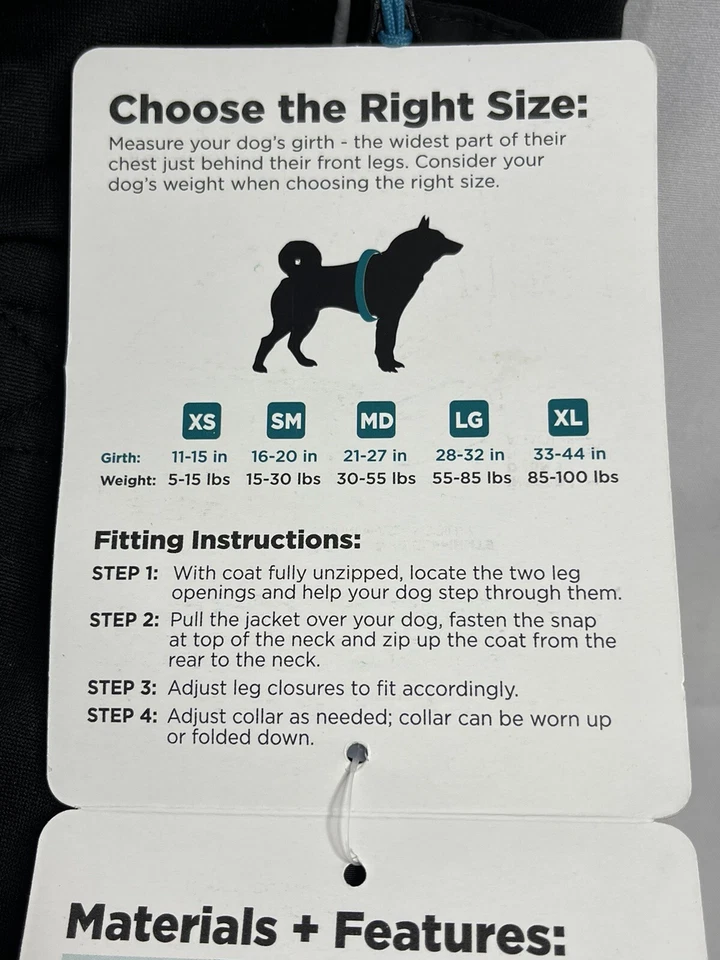 Abrigo ultraligero Outward Hound Durango para clima frío resistente al agua XS Foto 3 de 4