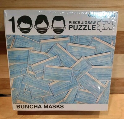 Fun Wares Out Of The Blue Buncha Masks Post Covid Series 1000 Pcs Puzzle