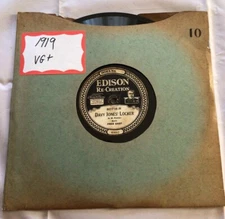 80 RPM 10" EDISON DIAMOND DISC "DAVY JONES' LOCKER" FRED EAST - 1919