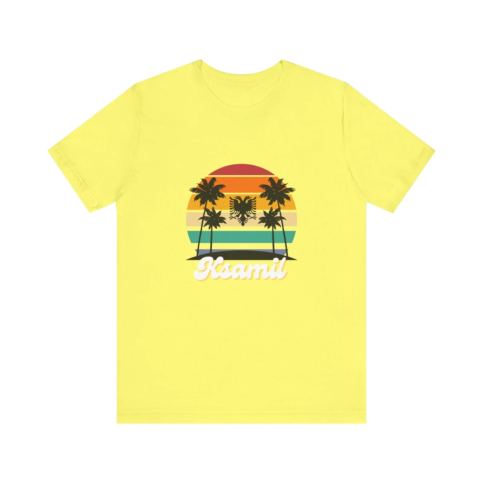 Ksamil Albanian Eagle Flag Unisex Men Tee Shirt Summer Vacation Clothing Shqipe
Opens in a new windo