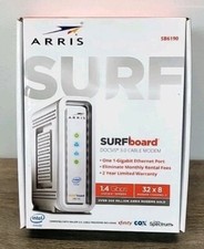 ARRIS Surfboard SB6190 3.0 Cable Modem 1GB 1.4Gbps DOCSIS Black, Open Box