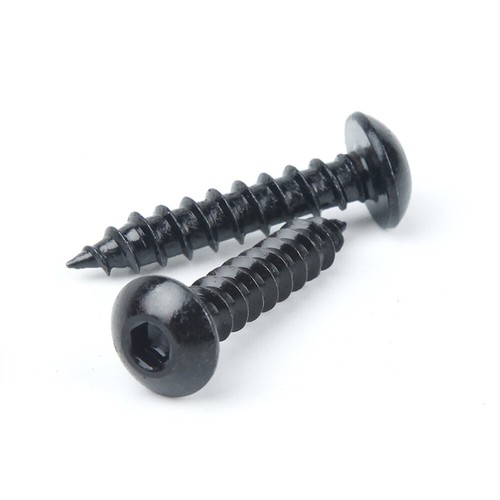 Tornillos autoadhesivos con cabeza de botón de enchufe hexagonal negro 8,8 acero M3 M4 M5 M6 - Imagen 7 de 7