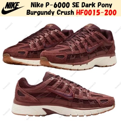 Nike P-6000 SE Dark Pony Burgundy Crush HF0015-200 US Men's