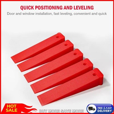 6pcs Installer Cushion Block Anti Slip Texture Plastic Wedge Set for Door Window