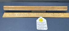  CR-695 Eugene Dietzgen Co 1626 Wooden Triangular Ruler Scale Drafting USA 12"