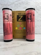 Used Genuine Riso EZ 220,390,590,MZ 730,770,790 type Z Red Ink  S-4275U