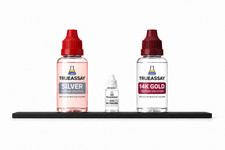 Silver 14K Gold Testing Kit with Acid Neutralizer and 3x6 Test Stone