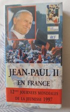 CASSETTE  VHS DOCUMENTAIRE jean paul 2 en france 1997 NEUF SOUS BLISTER