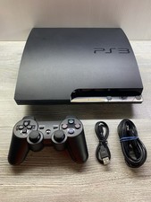 Sony PlayStation 3 PS3 Slim CECH-3001A 160GB Console - Tested w/Controller! NICE