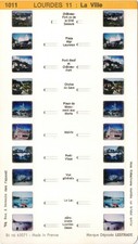 Lestrade Simplex Stereoskop 3D Viewer Karta graficzna 1011 "Lourdes 11 - La Ville"