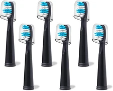 Compatible with TEETHEORY Electric Toothbrush Replacement Heads, for Black 