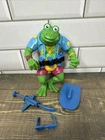1989 Playmates TMNT Genghis Frog Vintage 100% Complete Ninja Turtles
