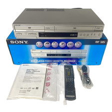 Sony DVD VCR Combo Player VHS Recorder SLV-D350P W/Remote Parts Or Repair