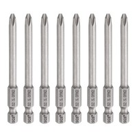 "8-Teilig PH2 Kreuzschlitz-Bit FüR 1/4\" Sechskantschaft 3\" Lang 0.2\" Magnetisch"
