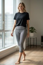 Lululemon Wunder Under Crop Leggings Size 6 Excellent Abstract