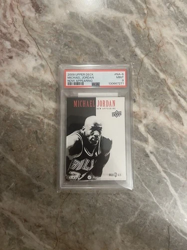 2009 Upper Deck Michael Jordan Now Appearing card# NA-6 PSA 9 MINT