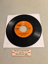 MEAT LOAF 7" VINYL 45 RPM TWO OUT OF THREE AIN'T BAD / FOR CRYING OUT LOUD 1977