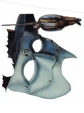 Data East Phantom of the Opera Pinballl Backglass Mask Decal repair