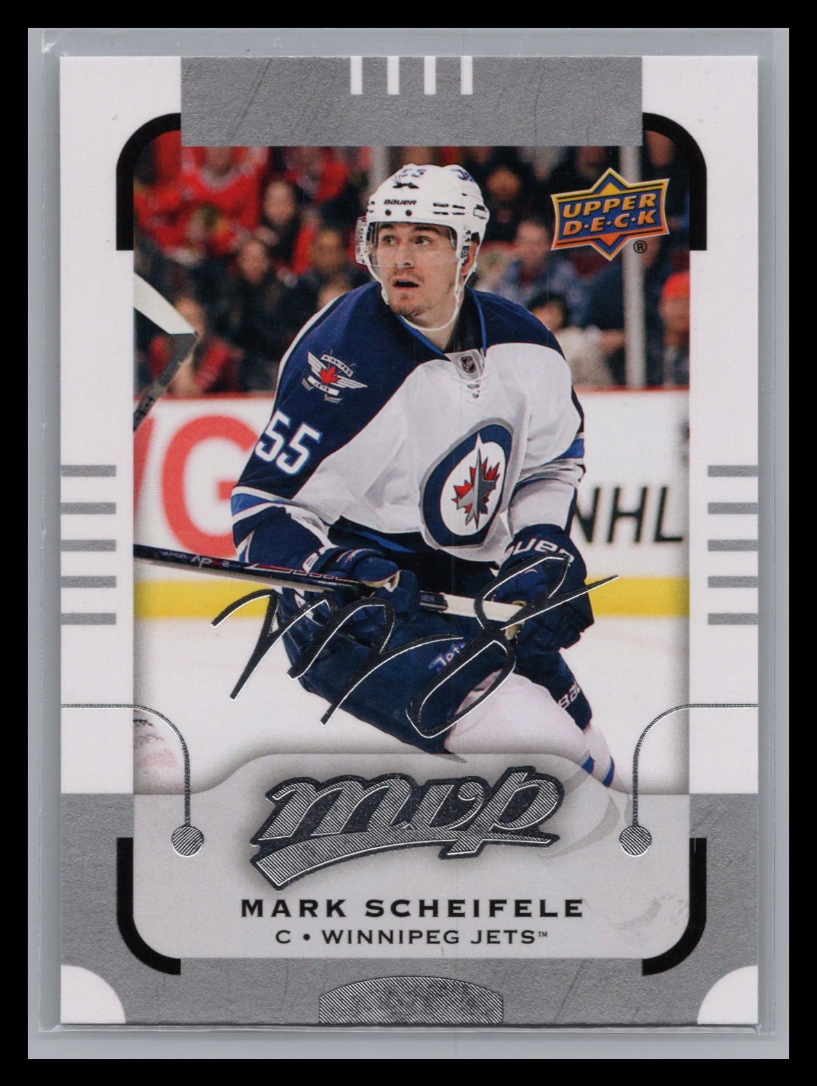 2015-16 Upper Deck MVP #33 Mark Scheifele Silver Script Winnipeg Jets