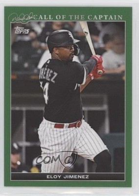 2022 Topps Derek Jeter Call of the Captain Green 2/75 Eloy Jimenez #23 0y0n