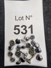 Vintage Silver-Tone Watch Crowns & Stems – Partial Set – Pre-Owned Watch Repair