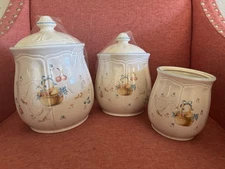 International China Marmalade Geese Canister Set