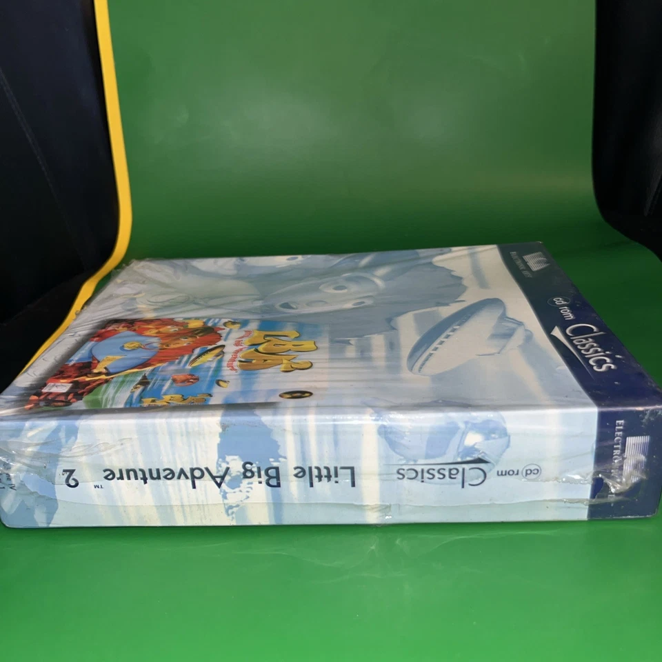 Little Big Adventure 2 Vintage PC CD-ROM Big Box partially sealed damaged box - Image 4 of 4