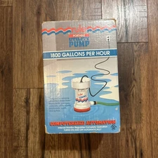 Rule 1800 Sump/Utility Pump with 8' Cord - 110V Automatic - A53S