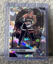 2024 Panini Prizm WNBA Aaliyah Edwards RC Rookie Silver Cracked Ice Prizm