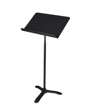 Portable, Height Adjustable Metal Music Sheet Stand, Black