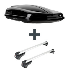 Dachbox Topbox TopBox 480 Duo + Dachträger G3 für Nissan Pathfinder III R51 TOP